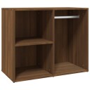 vidaXL Sminkeskap brun eik 80x40x65 cm konstruert tre