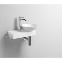Alape Piccolo Novo høyre vask med bord 55x32 cm, hvit