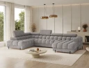 Feraria 6 seters Bubblig sovesofa med divan og sjeselong oppbevaring Venstre   Pellerito 20