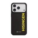Phonecases3D iPhone 17 Pro Max BK Häcken komposterbart deksel, svart