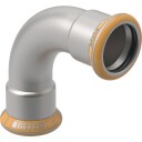 Geberit Mapress Therm bøyd muffe/muffe 90° 18 mm