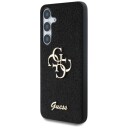 Guess 4G Metal Logo Mobildeksel for Samsung Galaxy S25 Plus Svart
