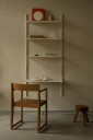 Frama Library Hylle med Skrivebord 80x185 cm Varmhvit