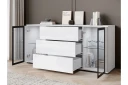 Gammel Skjenk 150x40 cm - Brun/Sort