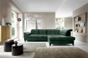 Inferne 5 seter Sofa med Sjeselong   Mørkegrønn