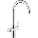 Grohe Blue Pure Startcurve Togrepskran 223 mm C-tut Krom