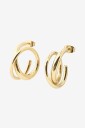 Edblad   Øreringer Nouveau Hoops L Gold   Gull