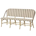 Sika Design Sofie 3 seters sofa hvit/cappucino