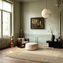 Ryetepper   Melilla Hand Woven Wool Shaggy natur Størrelse: 200 x 290 cm