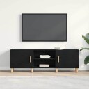  TV skap Svart eik 150 x 30 x 50 cm Konstruert tre
