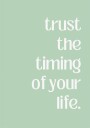Trust the Journey Plakat / 30x40