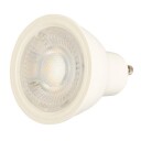 Dimbar, flimmerfri LED GU10 lyskilde 5W 2700K Ra90 230V, hvit