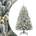 Kunstig juletre Grønn og hvit 120 cm PVC og metall
