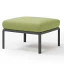 Nardi Komodo fotskammel Anthracite   Avocado Sunbrella