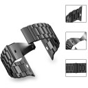 Tech-Protect Apple Watch (42/44/SE/45/49MM) Tech-Protect Rustfritt Stål Reim - Svart