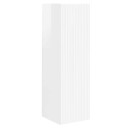  TV Veggskap Glanset Hvit 30 x 31 x 100 cm Konstruert tre