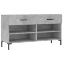 vidaXL Skobenk betonggr? 102x35x55 cm konstruert tre