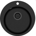 Lavabo Saturn kjøkkenvask Ø50,5 cm, sort