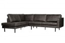 BePureHome Rodeo Sofa m/venstrevendt chaise - Sort