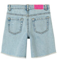 Name It Shorts Noos NkfBella Light Blue Bleched Denim 7 år 122 Shorts Blå