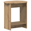 vidaXL Sidetabell Artisan eik 50 x 39,5 x 55 cm Konstruert tre