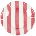 Pick A Poppy Stripe Tallerken 28 cm Rød