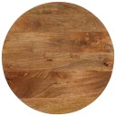  Bordplate Ø 40x2,5 cm rund heltre mango