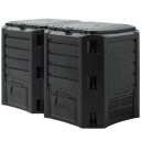Kompostbinge 800L 135x72x83cm Sort