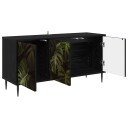 vidaXL TV skap ELBURG 102 x 33 x 51 cm Svart eik Konstruert tre