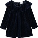 Name It Nmfricy Vel Ls Dress   EVENING BLUE   92