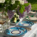 Piccola Home Amalfi Tallerken 26 cm Turkis