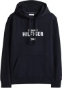 Tommy Hilfiger Hilfiger Stack Reg Fleece Hoodie   NAVY BLUE   M