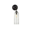 Visual Comfort Katie Small Cylinder Sconce Bronze/Seeded Glass