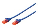 Digitus Professional koblingskabel - 25 cm - blå