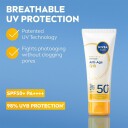 NIVEA Sun Anti-Age Q10 Solkrem SPF 50+ for Ansikt 40 ml