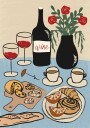 Dinner Table Plakat Plakat / 21x30cm