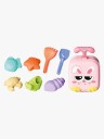 Toyrock Summer Beach Set Luggage Bunny 8 Pcs Pink
