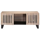  Salongbord hvit 100x55x40 cm heltre mango 377499