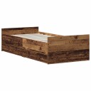 vidaXL Sengestamme Gammelt tre 100 x 200 cm Konstruert tre