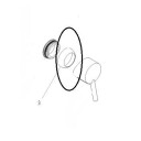 Hansgrohe Flange/Rosette med grep til Talis