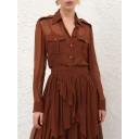 Zimmermann Dame Bluser & Skjorter Brun XS,