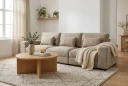 Dubai 3 seters sofa ekstra dyp i Chenille   Brun
