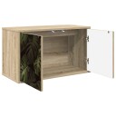 vidaXL Vegghengt TV skap ELBURG 69 x 33 x 40 cm Sonoma eik