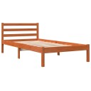 vidaXL Dagseng voksbrun 90x190 cm heltre furu 8721012361621
