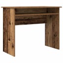  Skrivebord gammelt tre 90x50x74 cm konstruert tre