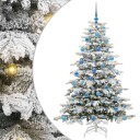 Kunstig sammensatt juletre Hvit 180 cm PE og PVC