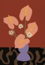 Warm Floral Still Life Plakat / 70x100