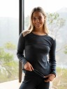 Twentyfour Finse Merino Long Sleeve Topp Blå 44
