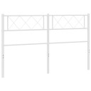  Sengegavl i metall hvit 150 cm 8721012191396