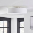 Lindby Taklampe Sebatin, E27, 50 cm, hvit